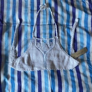 Chan Luu crochet halter top.